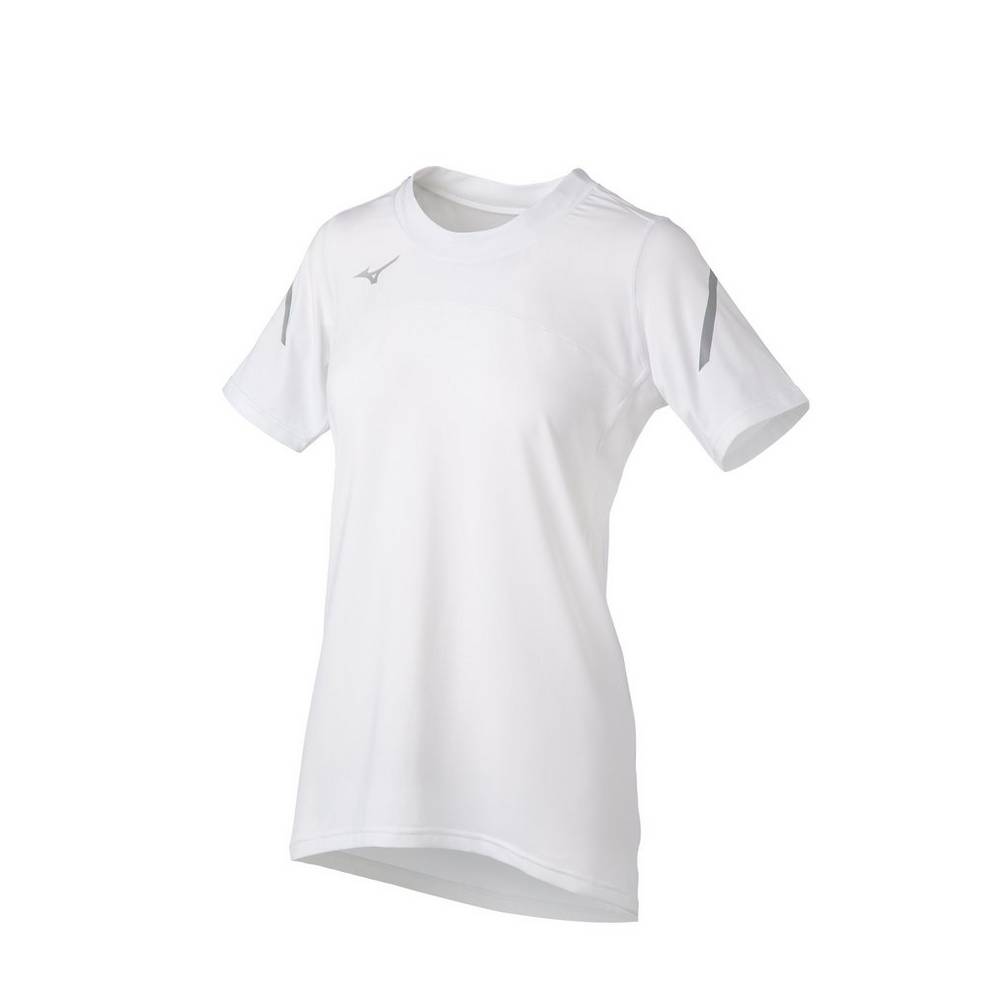 Mizuno Women's Techno VII Short Sleeve Jersey White (440682-GLE)